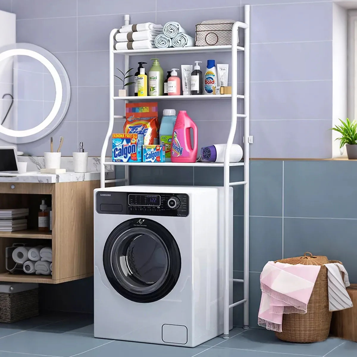 Organizador de baño tres niveles